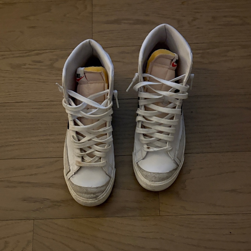 Nike White High-Top Sneakers